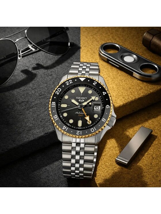 Seiko Seiko Zegarek SSK021K1 Srebrny