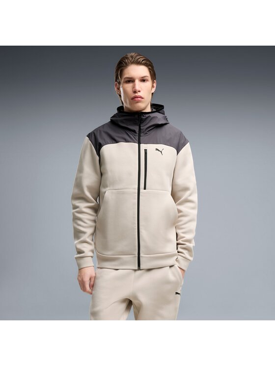 Puma Puma Bluza 694490 Beżowy Regular Fit