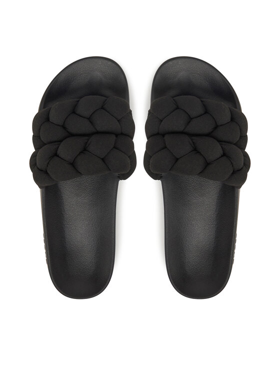 Tommy Jeans Tommy Jeans Şlapi Tjw Braided Slide EN0EN02764 Negru
