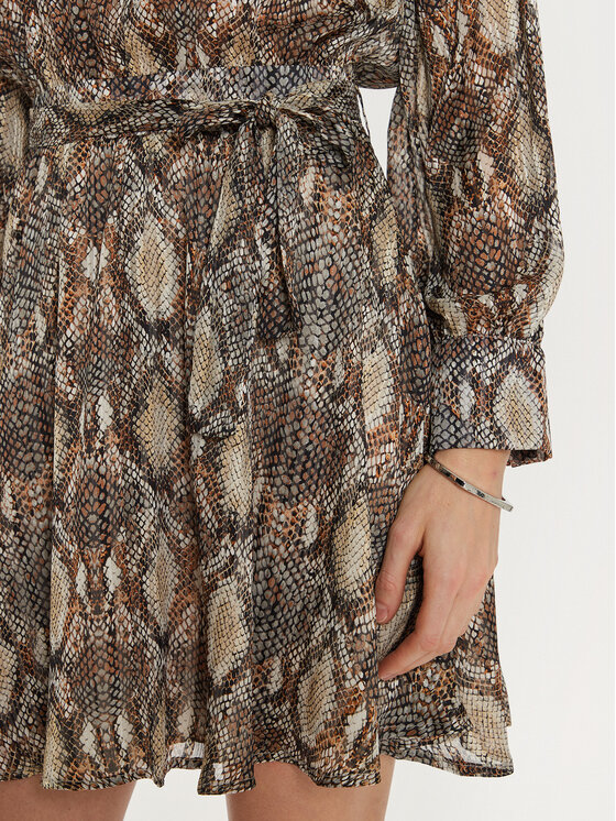 Morgan Morgan Rochie de zi 242-RLIPA.F Bej Regular Fit