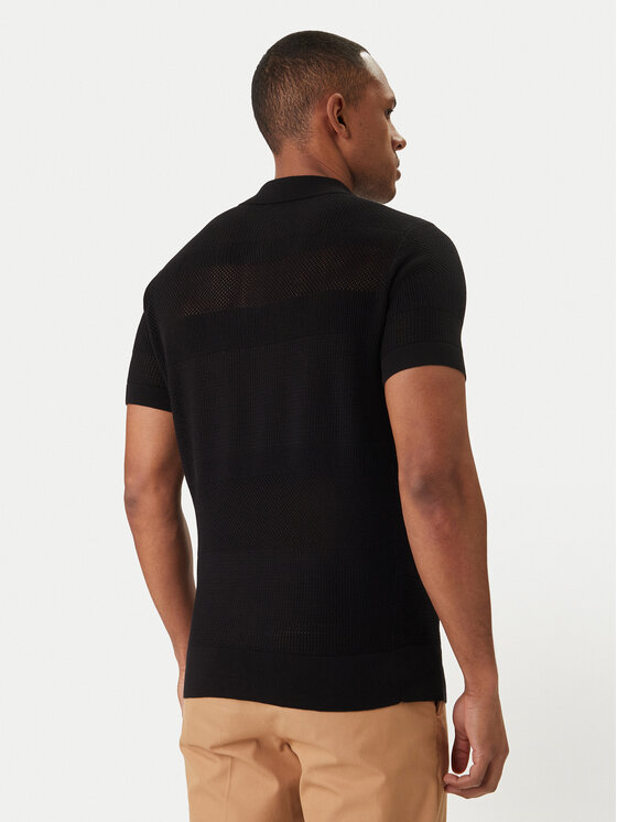 KARL LAGERFELD KARL LAGERFELD Polokošeľa 655009 562301 Čierna Regular Fit