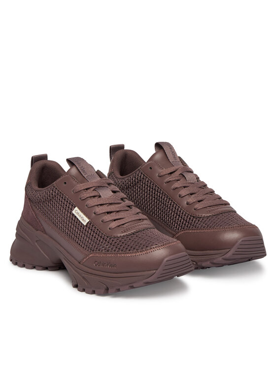 Calvin Klein Calvin Klein Sneakersy Hike Runner Lup Lin Mesh HW0HW03000 Hnedá