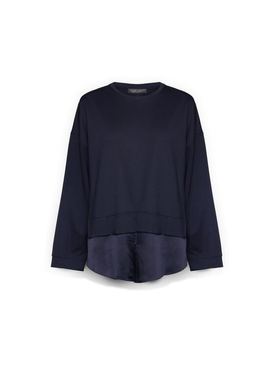Elena Mirò Elena Mirò Sweter G883Z000537N034 Niebieski Boxy Fit