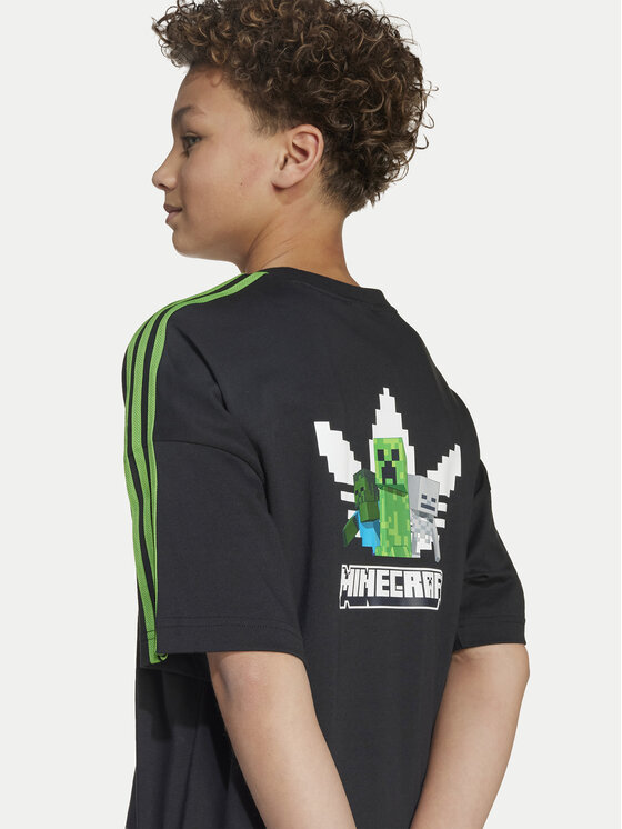 adidas adidas Тишърт Minecraft JW7751 Черен Loose Fit