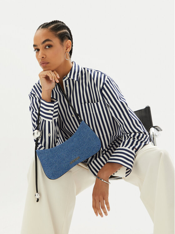 JACQUEMUS JACQUEMUS Borsetta Le Bisou Perle Blu