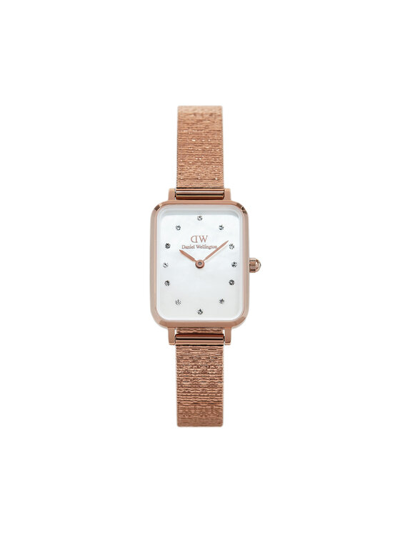 Ceas Daniel Wellington Quadro Lumine Pressed Piano DW00100578 Auriu