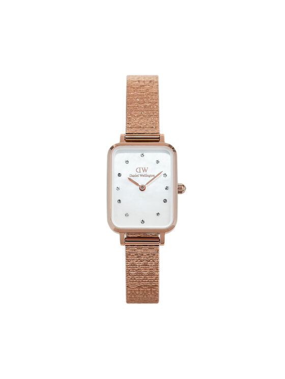 Daniel Wellington Hodinky Quadro Lumine Pressed Piano DW00100578 Zlatá