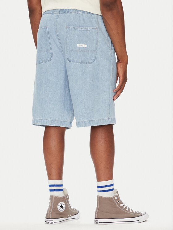 Element Element Pantaloni scurți de blugi Chillin ELYDS00103 Albastru celest Relaxed Fit