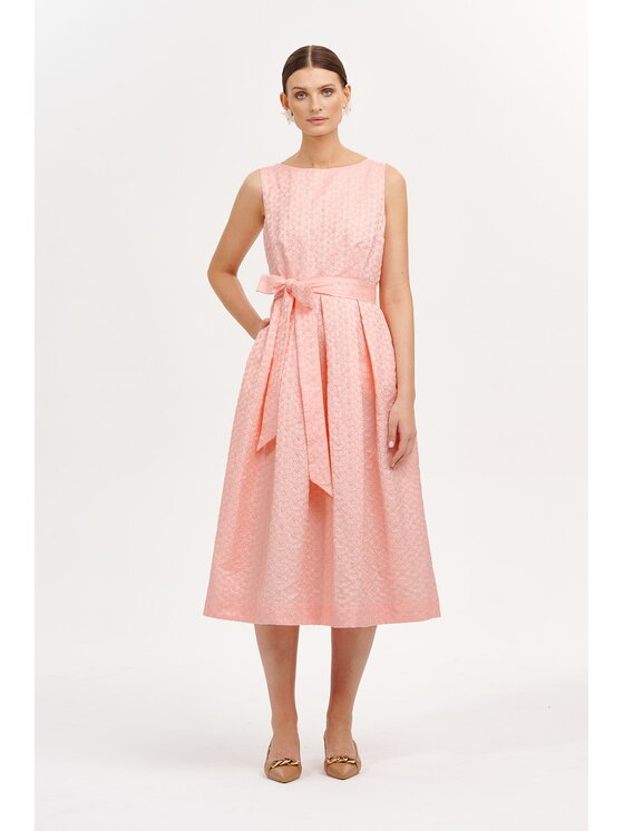 Castellani Castellani Sukienka codzienna Sukienka Emilie Różowy Regular Fit