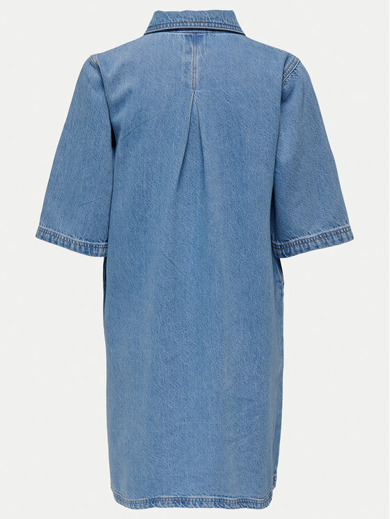 ONLY ONLY Rochie de blugi Gry 15335635 Albastru Regular Fit