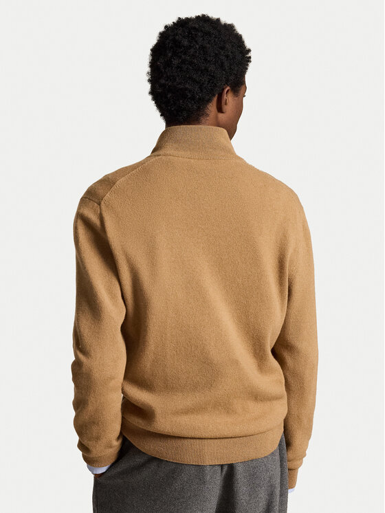 Polo Ralph Lauren Polo Ralph Lauren Пуловер 710876756505 Тъмнобежов Regular Fit