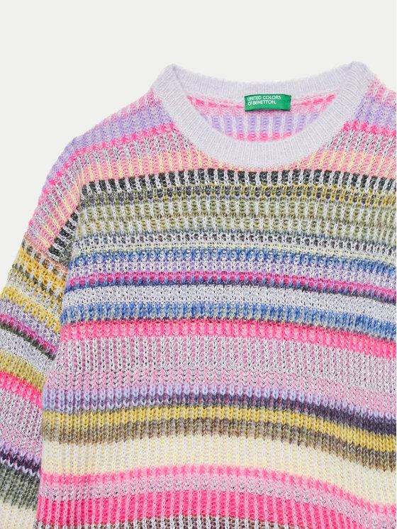 United Colors Of Benetton United Colors Of Benetton Svetr 116QQ107L Barevná Regular Fit
