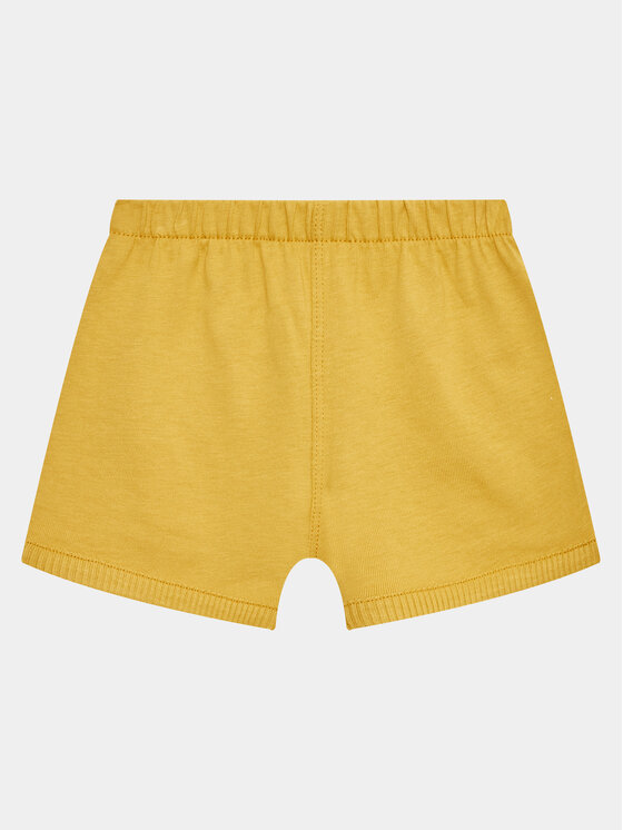United Colors Of Benetton Pantalon scurți din material 3MI5A9008 Galben Regular Fit