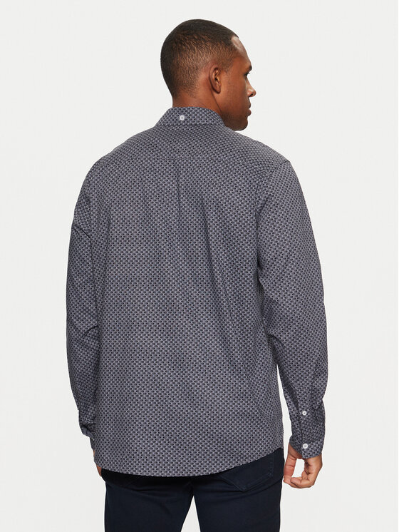 Tom Tailor Tom Tailor Koszula 1043806 Granatowy Regular Fit