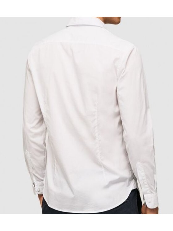 Pepe Jeans Pepe Jeans Koszula PM307657 800 Biały Slim Fit