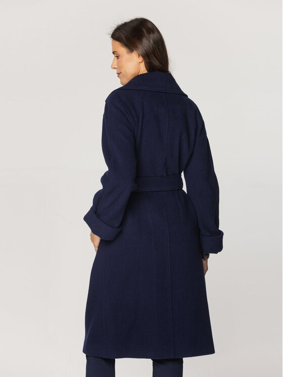 Willsoor Willsoor Płaszcz przejściowy 65393-65394 Granatowy Regular Fit