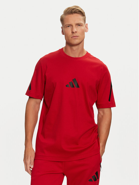 Adidas T-shirt Z.N.E. JF6386 Crvena Regular Fit