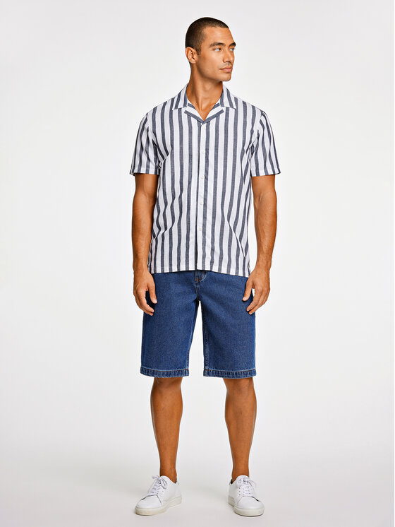 Lindbergh Lindbergh Krekls 30-203321 Tumši zils Relaxed Fit