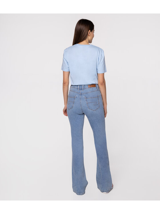 Lee Cooper Lee Cooper Jeansy BECCA 2418 Niebieski Bootcut Fit
