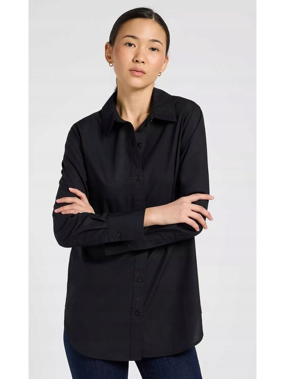 Lee Lee Koszula Classic Shirt Czarny Regular Fit