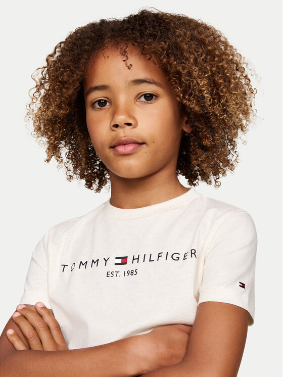 Tommy Hilfiger Tommy Hilfiger Majica Essential KS0KS00397 Bež Regular Fit