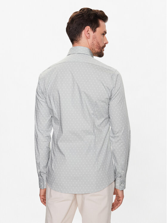 Calvin Klein Calvin Klein Πουκάμισο K10K111289 Πράσινο Slim Fit
