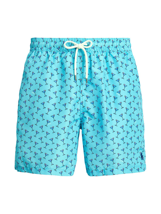 Polo Ralph Lauren Polo Ralph Lauren Pantaloni scurți pentru înot 710963824001 Albastru celest Classic Fit