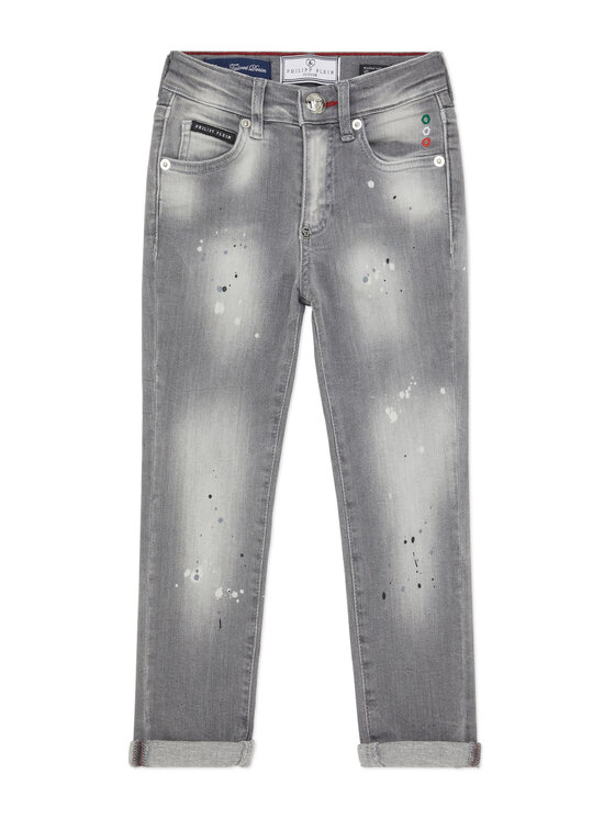 PHILIPP PLEIN PHILIPP PLEIN Jeansy 28127 Szary Skinny Fit
