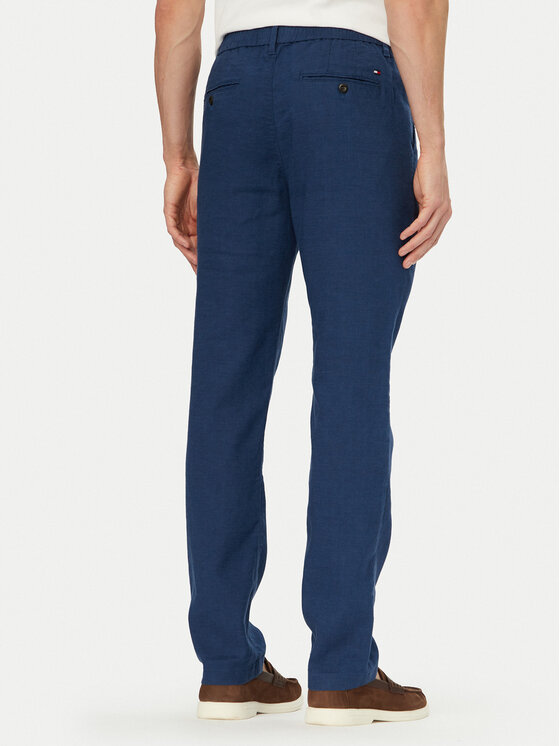 Tommy Hilfiger Tommy Hilfiger Chino nohavice Denton MW0MW42337 Modrá Straight Fit