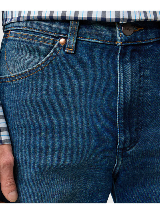 Wrangler Wrangler Τζιν Wrancher 112373028 Σκούρο μπλε Slim Fit