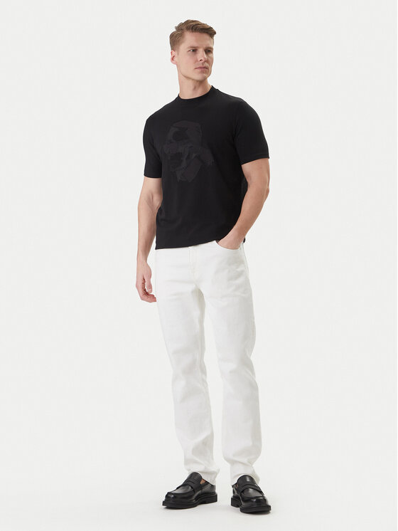 KARL LAGERFELD KARL LAGERFELD Tričko 755036 562221 Čierna Loose Fit