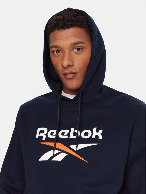 Reebok Reebok Majica dugih rukava RK25151CCM Tamnoplava Regular Fit