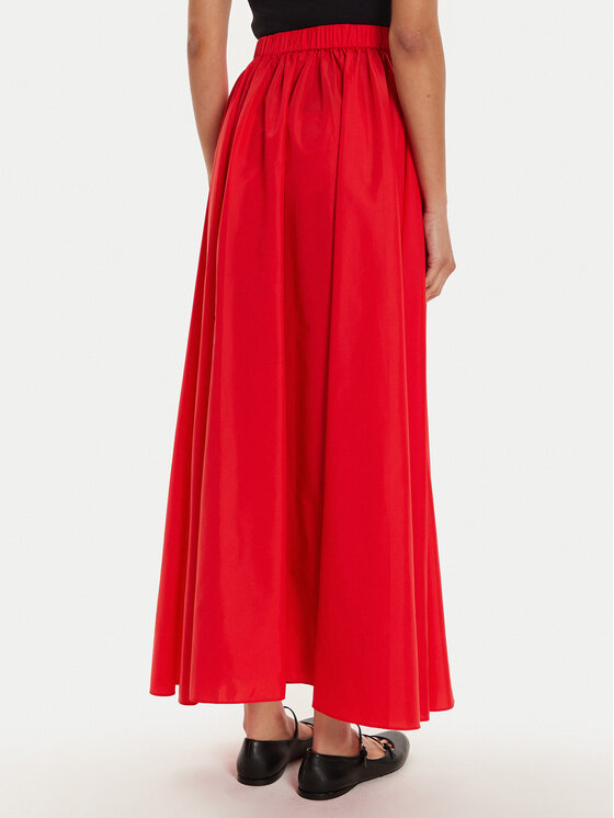 STAUD STAUD Trapezförmiger Rock Eden R24P6106TN Rot Regular Fit