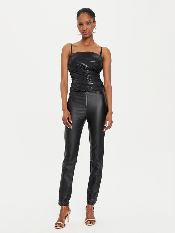 Rinascimento Rinascimento Top CFC0120406003 Negru Regular Fit