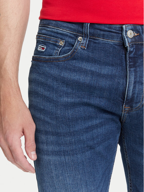 Tommy Jeans Tommy Jeans Jeansy Austin DM0DM21891 Granatowy Slim Fit