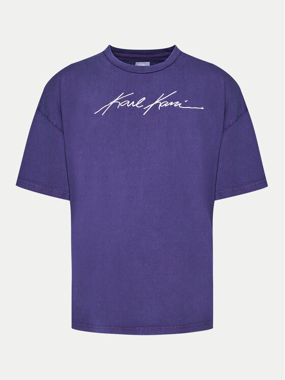 Férfi Póló Karl Kani, Méret: M, Lila, KM242-048-4