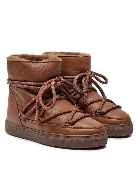 Inuikii Inuikii Škornji za sneg Full Leather 75202-087 Rjava