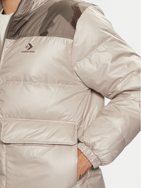 Converse Converse Pernata jakna Commercial 10027145-A02 Bež Regular Fit