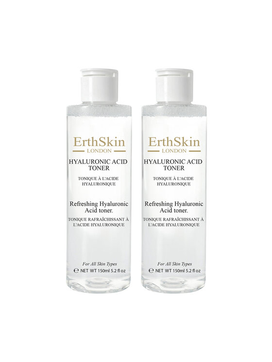 Tonik Erthskin London, 2 x Odświeżający tonik z kwasem hialuronowym