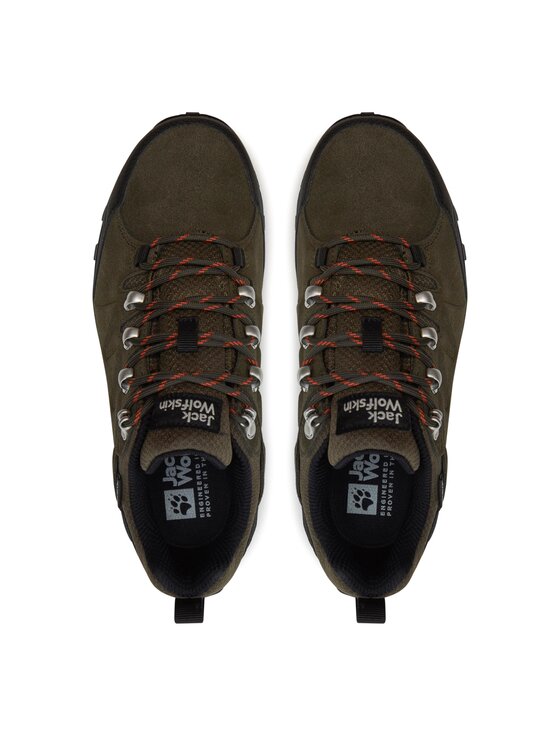 Jack Wolfskin Jack Wolfskin Trekking Refugio Texapore Low M 4049851 Zelena