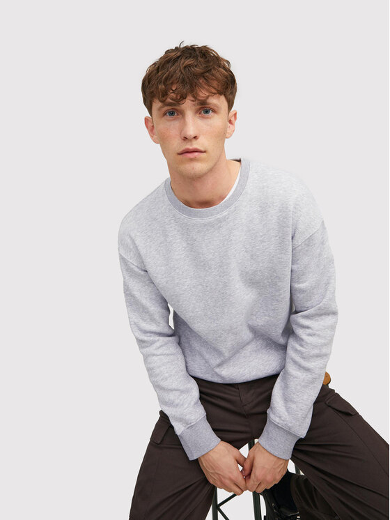 Jack&Jones Jack&Jones Majica dugih rukava Star 12208182 Siva Regular Fit