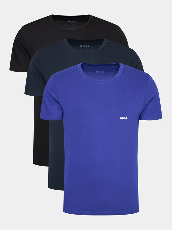 BOSS BOSS Póló szett 50475286 Kék Regular Fit