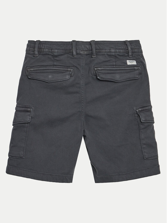 Pepe Jeans Pepe Jeans Шорти от плат Ted PB800790 Сив Regular Fit