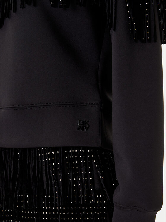 DKNY DKNY Felpa P5GH7XQE Nero Relaxed Fit