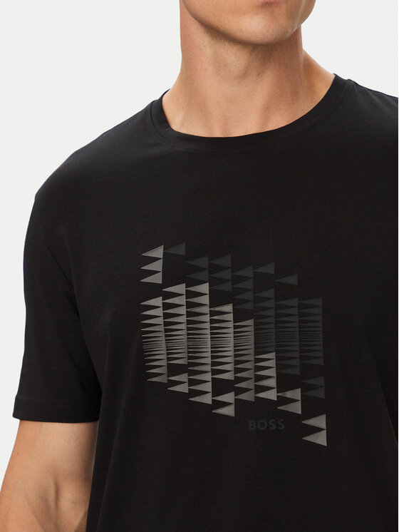 BOSS BOSS Тишърт Network Flag 50566853 Черен Regular Fit