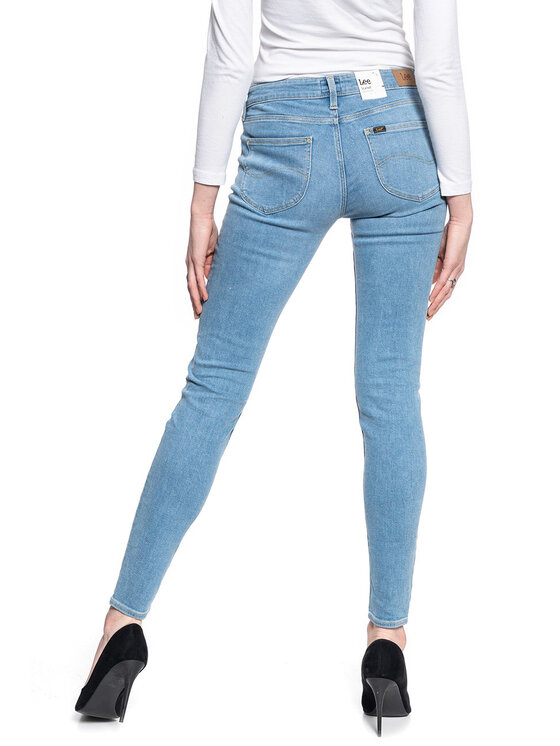 Lee Lee Jeansy SCARLETT Niebieski Skinny Fit