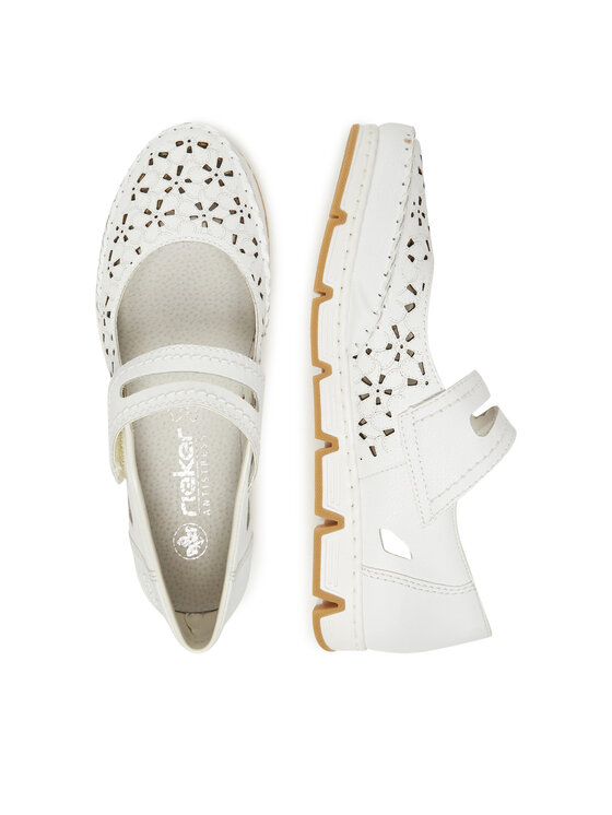 Rieker Rieker Обувки 49977-80 Бял