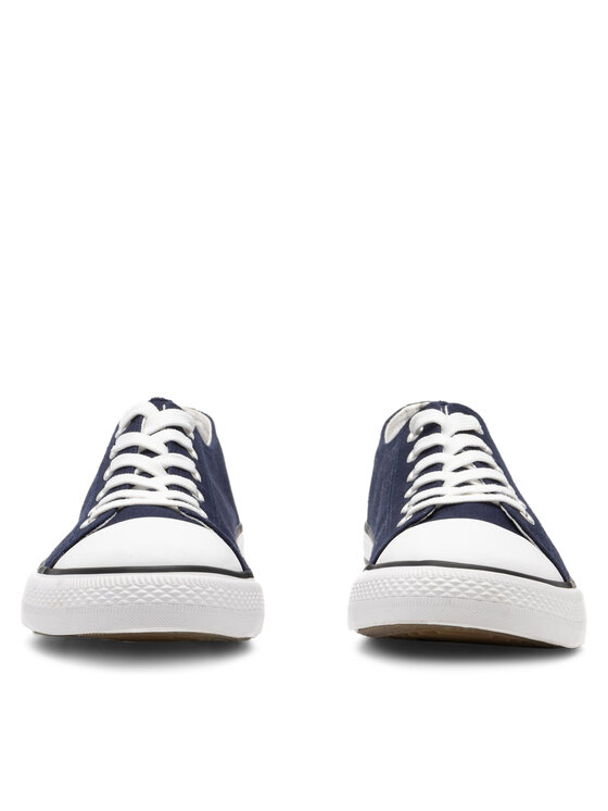 Lanetti Lanetti Sneakers aus Stoff MSS20503-01A Dunkelblau
