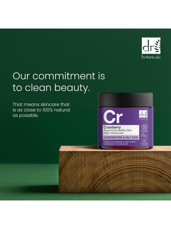 Dr Botanicals Dr Botanicals Dr Botanicals Cranberry Superfood Healthy Skin Night Moisturiser Krem na dzień i na noc