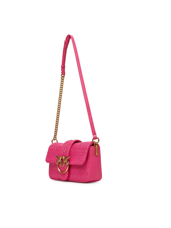 PINKO PINKO Borsetta Love One Mini Slouchy Fl PE 25 PLTT 104340 A2CF Rosa